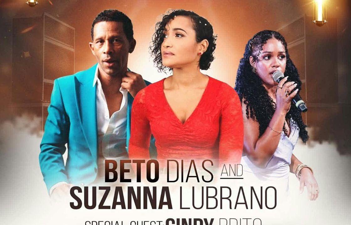 Beto Dias, Suzanna Lubrano e Cindy Brito, no Venue 727